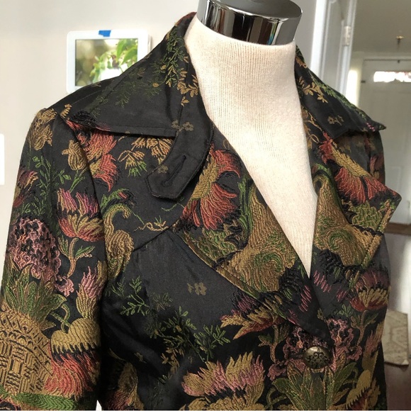 CAbi Jackets & Coats Cabi Jacquard Tapestry Jacket Poshmark